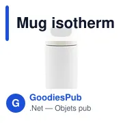 Mug isotherme personnalisable 400 ml avec logo - Air Gifts Nabila - Miniature 5