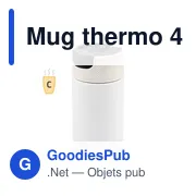 Mug isotherme personnalisable 400 ml avec logo - Air Gifts Nabila - Miniature 6