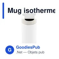 Mug isotherme personnalisable 400 ml avec logo - Air Gifts Nabila - Miniature 10