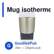 Mug isotherme personnalisable inox et silicone 450 ml avec logo - Silva - Miniature 4