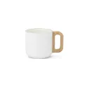 Variante Blanc - Mug isotherme personnalisable céramique et inox 330 ml avec logo - T-ceramic Thames