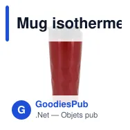 Mug isotherme personnalisable 450 ml motif diamant avec logo - Diamant - Miniature 4