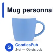 Mug personnalisable en céramique 180 ml avec logo - York - Miniature 3
