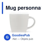 Mug personnalisable en céramique 180 ml avec logo - York - Miniature 10