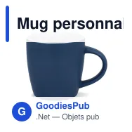 Mug personnalisable en céramique 300 ml avec logo - York - Miniature 4