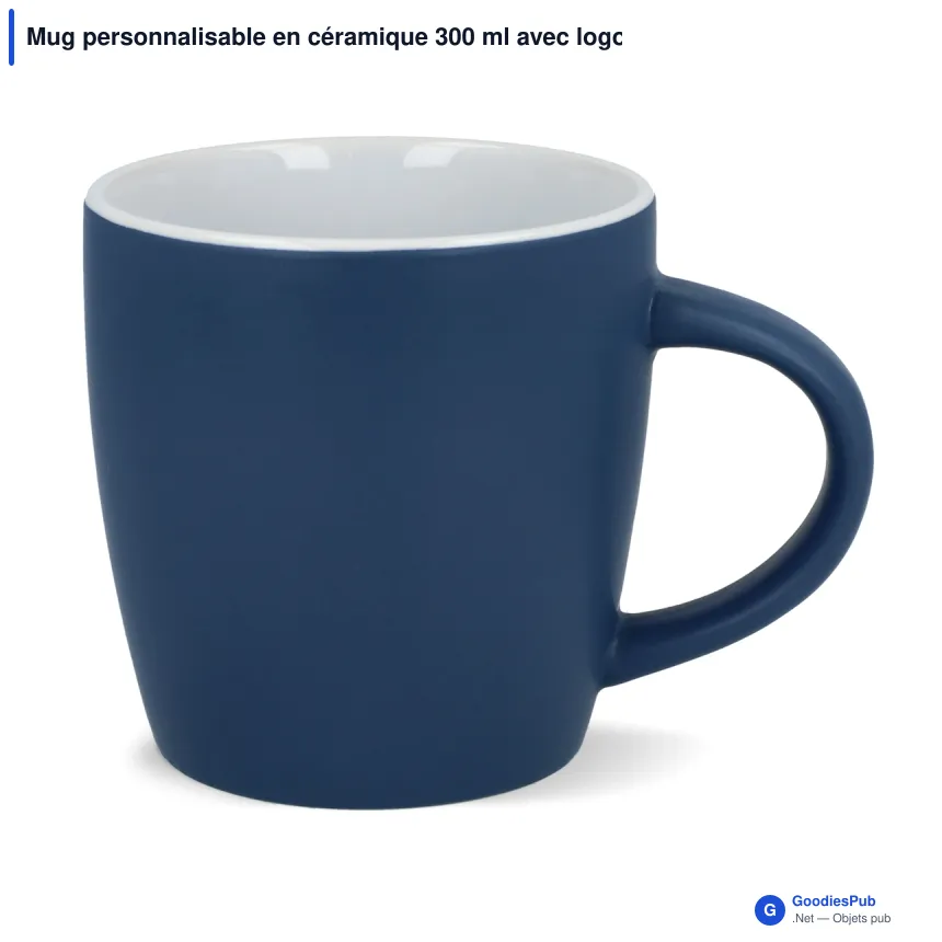 Mug personnalisable en céramique 300 ml avec logo - York - Image 4