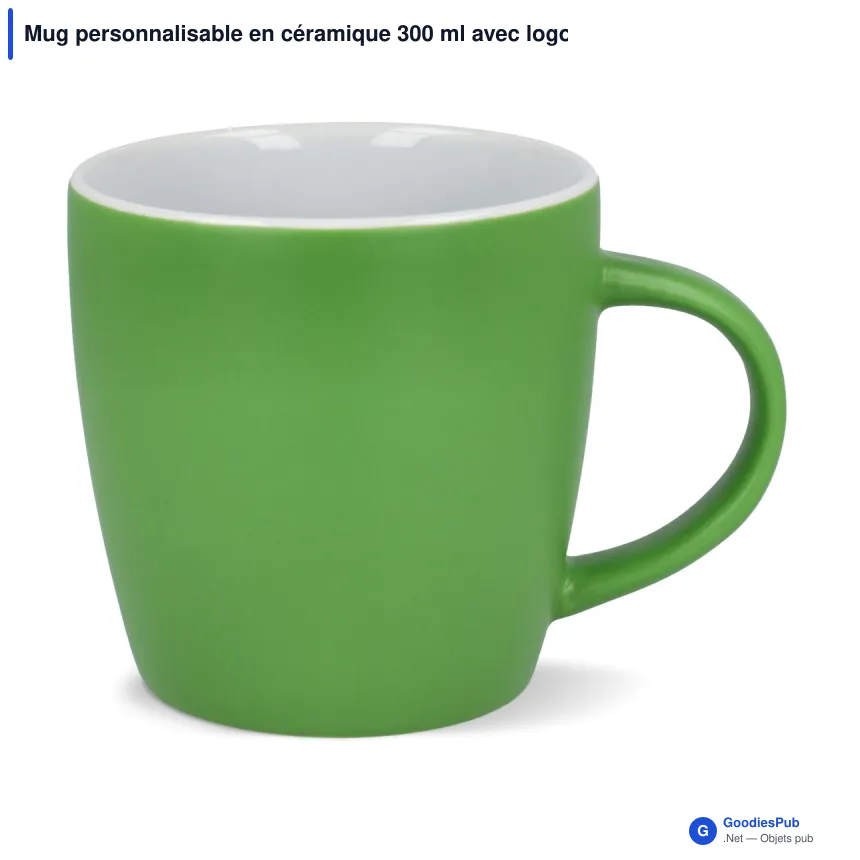 Mug personnalisable en céramique 300 ml avec logo - York - Image 5