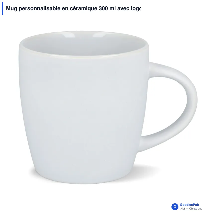 Mug personnalisable en céramique 300 ml avec logo - York - Image 7