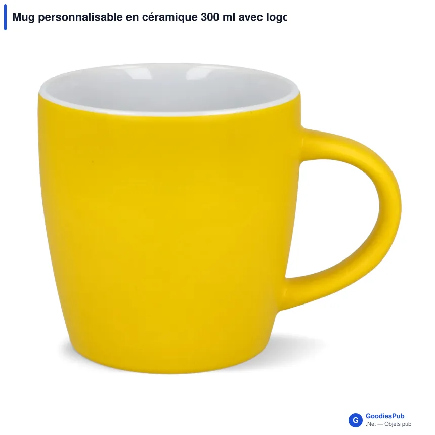 Mug personnalisable en céramique 300 ml avec logo - York - Image 9