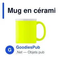 Mug en céramique personnalisable 300ml avec logo - MUGIVA - Miniature 2