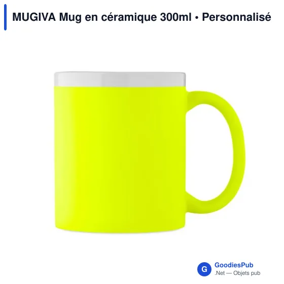 Mug en céramique personnalisable 300ml avec logo - MUGIVA - Image 2