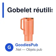 Gobelet réutilisable personnalisable MUGORA avec logo - Miniature 1