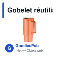 Gobelet réutilisable personnalisable MUGORA avec logo - Miniature 2