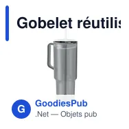 Gobelet réutilisable personnalisable MUGORA avec logo - Miniature 11