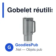 Gobelet réutilisable personnalisable MUGORA avec logo - Miniature 12