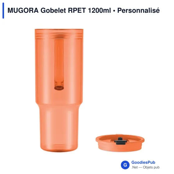 Gobelet réutilisable personnalisable MUGORA avec logo - Image 4