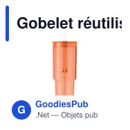 Gobelet réutilisable personnalisable MUGORA avec logo - Miniature 5