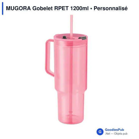 Gobelet réutilisable personnalisable MUGORA avec logo - Image 6