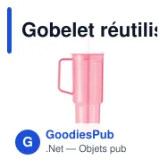 Gobelet réutilisable personnalisable MUGORA avec logo - Miniature 8