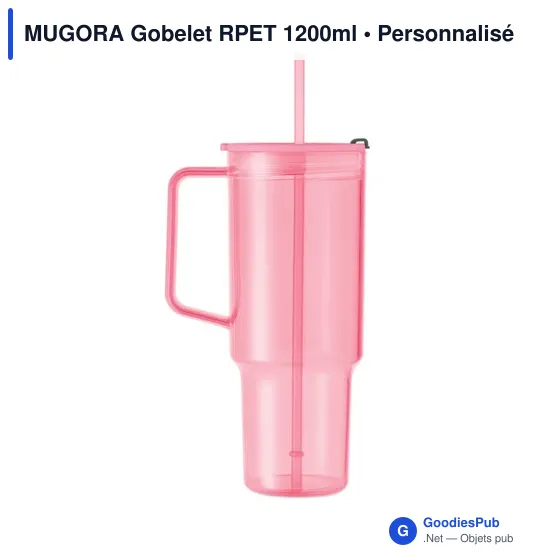 Gobelet réutilisable personnalisable MUGORA avec logo - Image 8