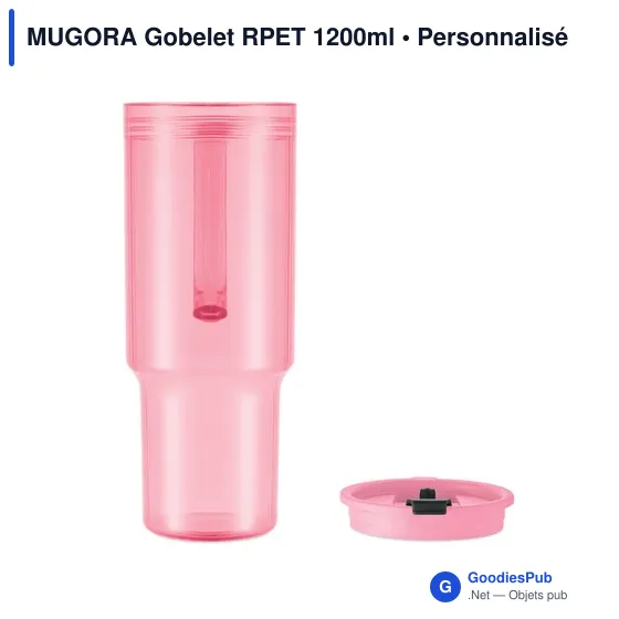 Gobelet réutilisable personnalisable MUGORA avec logo - Image 9