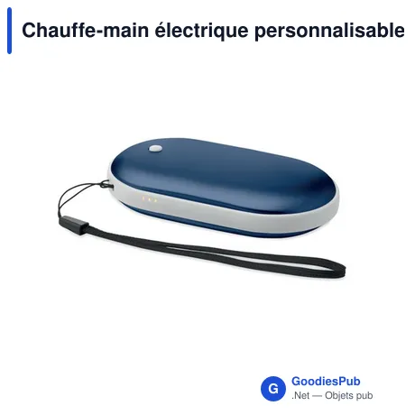 Chauffe-main électrique personnalisable MUKAVA avec logo