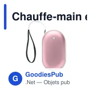 Chauffe-main électrique personnalisable MUKAVA avec logo - Miniature 11
