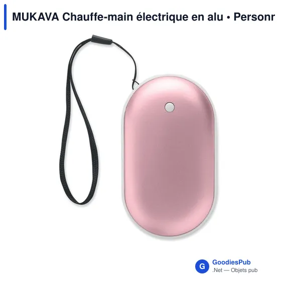 Chauffe-main électrique personnalisable MUKAVA avec logo - Image 11