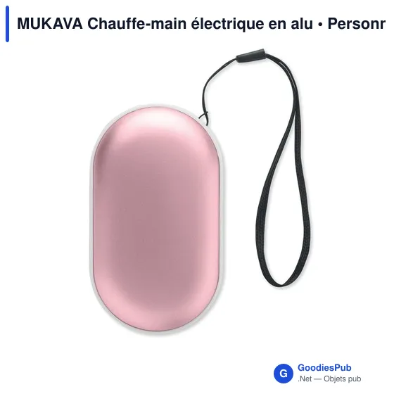 Chauffe-main électrique personnalisable MUKAVA avec logo - Image 12