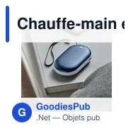 Chauffe-main électrique personnalisable MUKAVA avec logo - Miniature 6