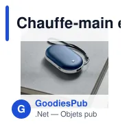 Chauffe-main électrique personnalisable MUKAVA avec logo - Miniature 8