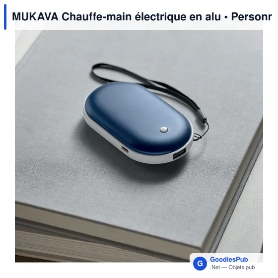 Chauffe-main électrique personnalisable MUKAVA avec logo - Image 8