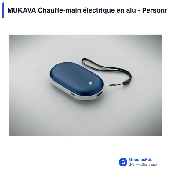 Chauffe-main électrique personnalisable MUKAVA avec logo - Image 9