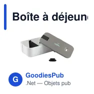 Boîte à déjeuner personnalisable Multi Box avec logo - Miniature 1