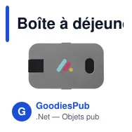 Boîte à déjeuner personnalisable Multi Box avec logo - Miniature 6