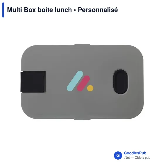 Boîte à déjeuner personnalisable Multi Box avec logo - Image 6