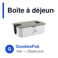 Boîte à déjeuner personnalisable Multi Box avec logo - Miniature 7