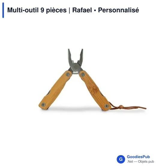 Multi-outil personnalisable 9 pièces avec logo - Rafael - Image 4