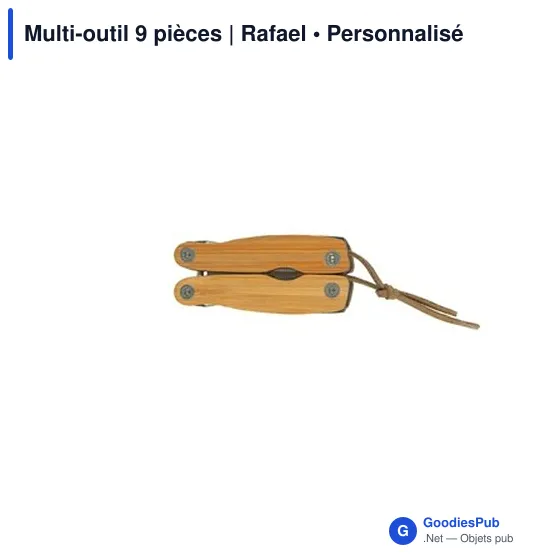 Multi-outil personnalisable 9 pièces avec logo - Rafael - Image 6