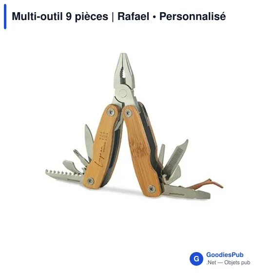 Multi-outil personnalisable 9 pièces avec logo - Rafael - Image 7