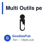 Multi Outils personnalisable Basarik avec logo - 8 fonctions pratiques - Miniature 2