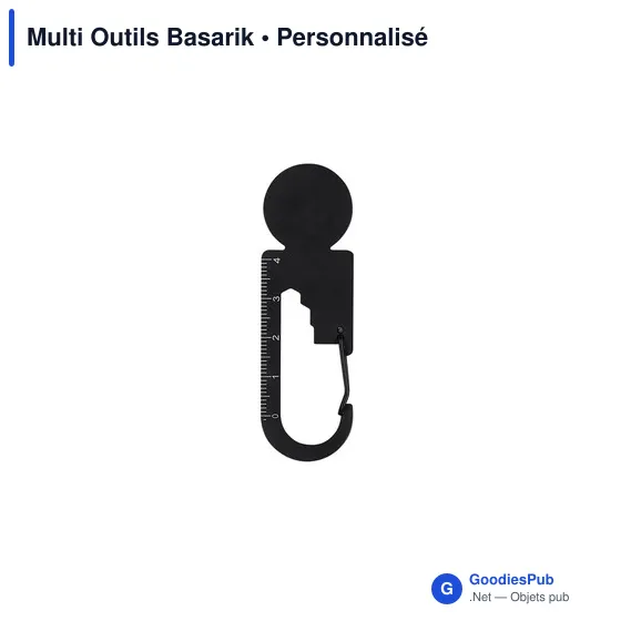 Multi Outils personnalisable Basarik avec logo - 8 fonctions pratiques - Image 2