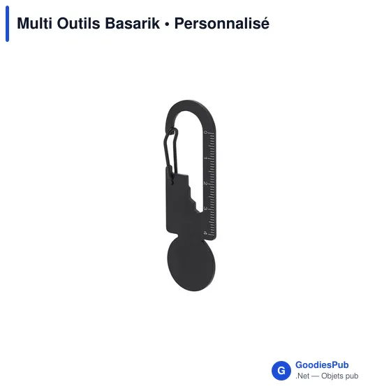Multi Outils personnalisable Basarik avec logo - 8 fonctions pratiques - Image 3