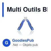 Multi Outils personnalisable Blauden avec logo - 12 fonctions - Miniature 3