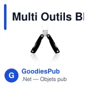 Multi Outils personnalisable Blauden avec logo - 12 fonctions - Miniature 5