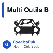 Multi Outils personnalisable Borex - Outil multifonction avec logo - Miniature 1