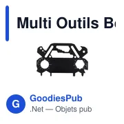 Multi Outils personnalisable Borex - Outil multifonction avec logo - Miniature 2