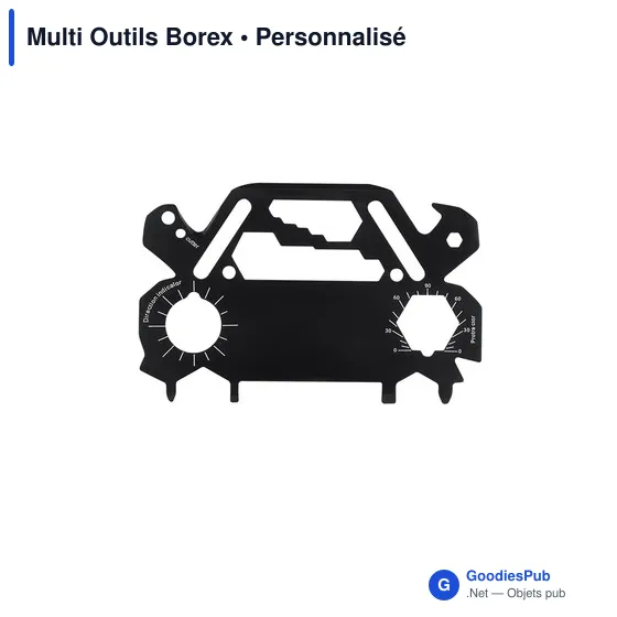 Multi Outils personnalisable Borex - Outil multifonction avec logo - Image 2