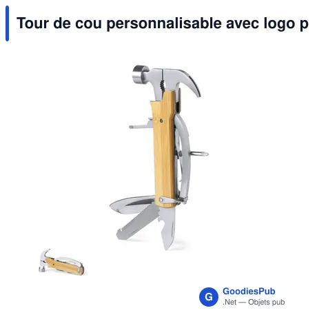 Tour de cou personnalisable avec logo pour entreprises