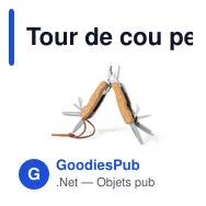 Tour de cou personnalisable avec logo pour entreprises et événements - Miniature 2